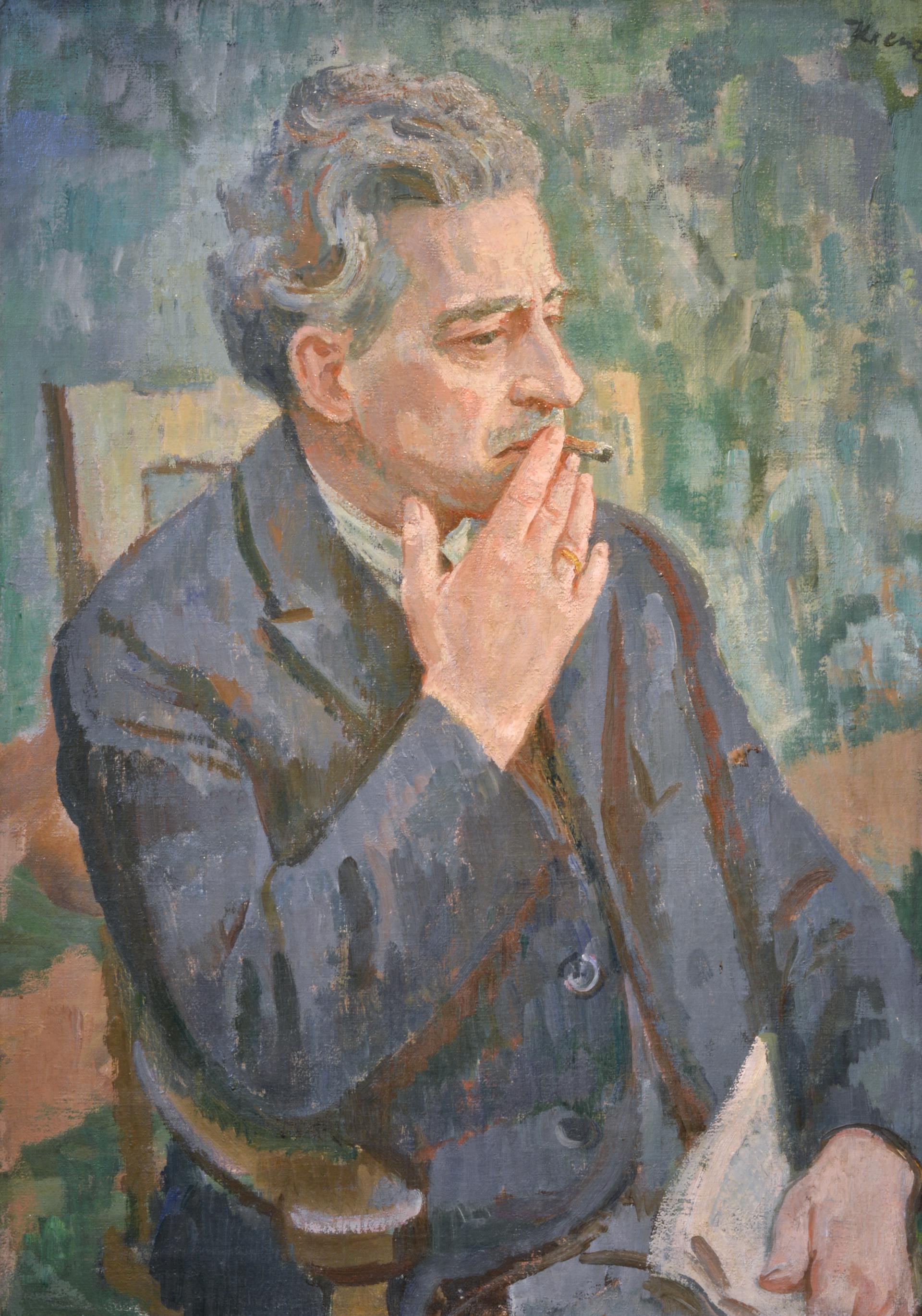 Schilderij Alfred Krenz (1899 - 1980).