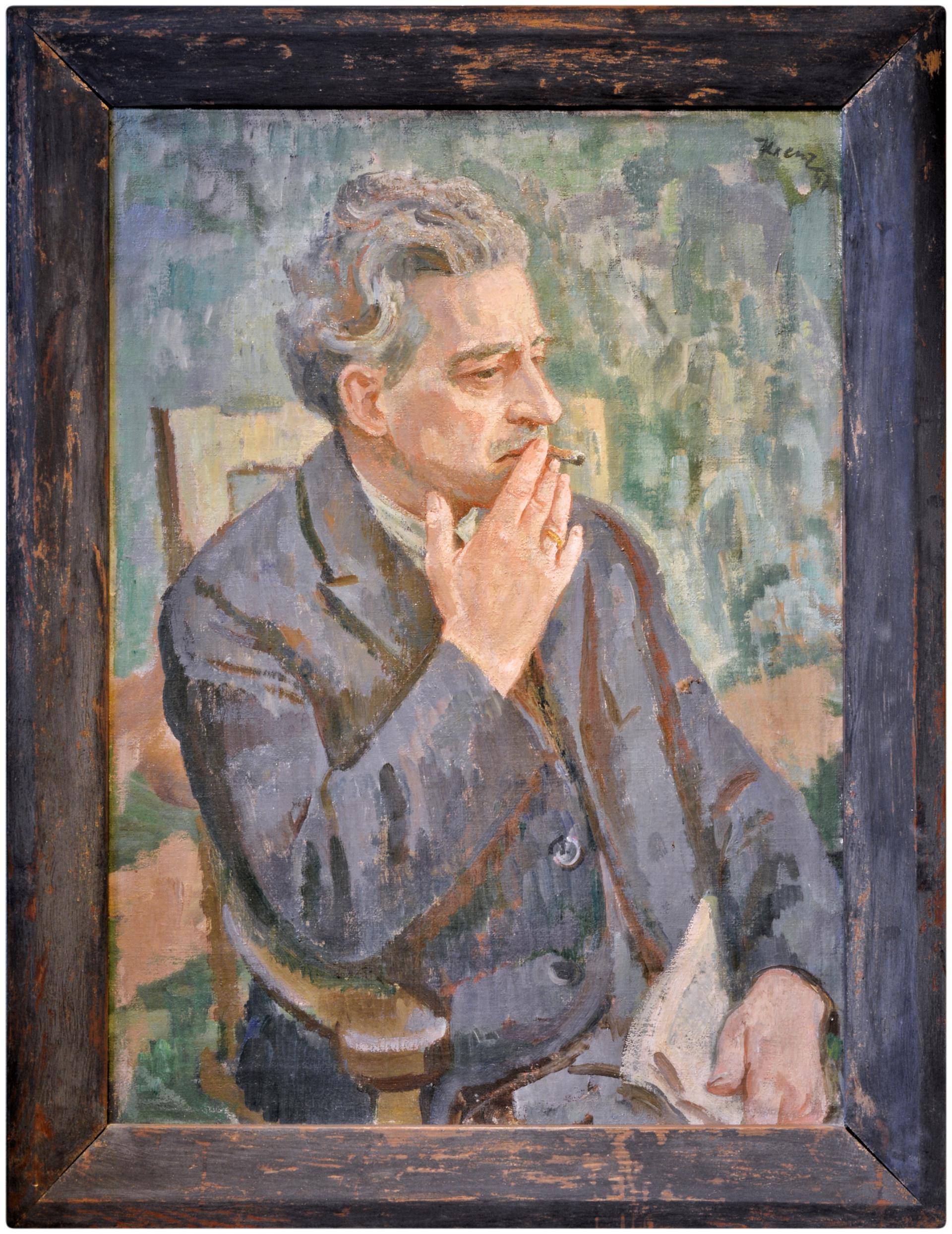 Schilderij Alfred Krenz (1899 - 1980).