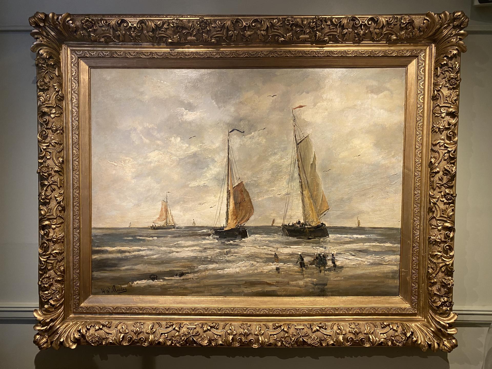 Schilderij H.W. Mesdag.