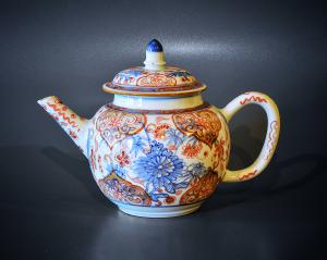 Chinese theepot Imari /  Amsterdams bont