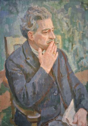 Schilderij Alfred Krenz (1899 - 1980).