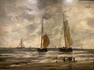 Schilderij H.W. Mesdag.
